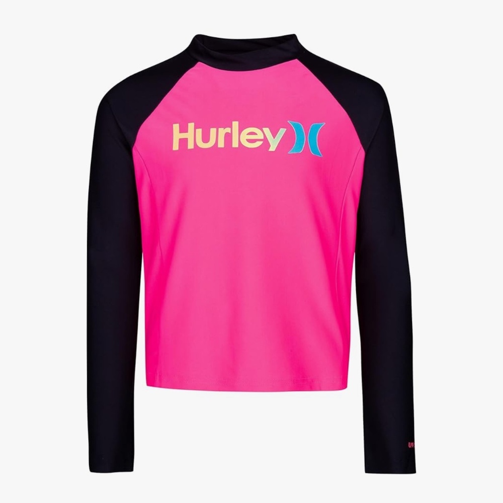 Hurley Girl's Long Sleeve Guard Shirt Rash